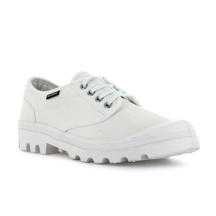 Palladium Pallabrousse Women's Oxfords Shoes White | UK J042-TOE